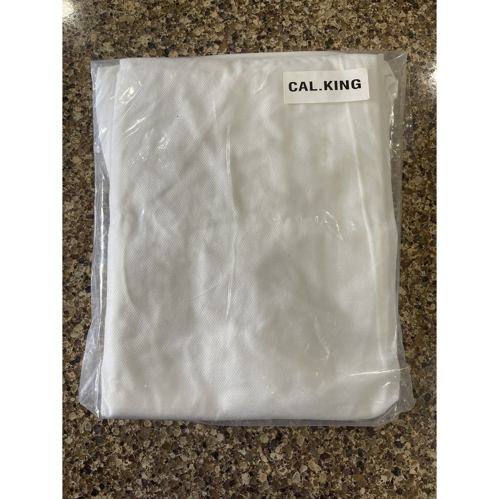 California King‎ Ivory Bed Skirt NEW In Package